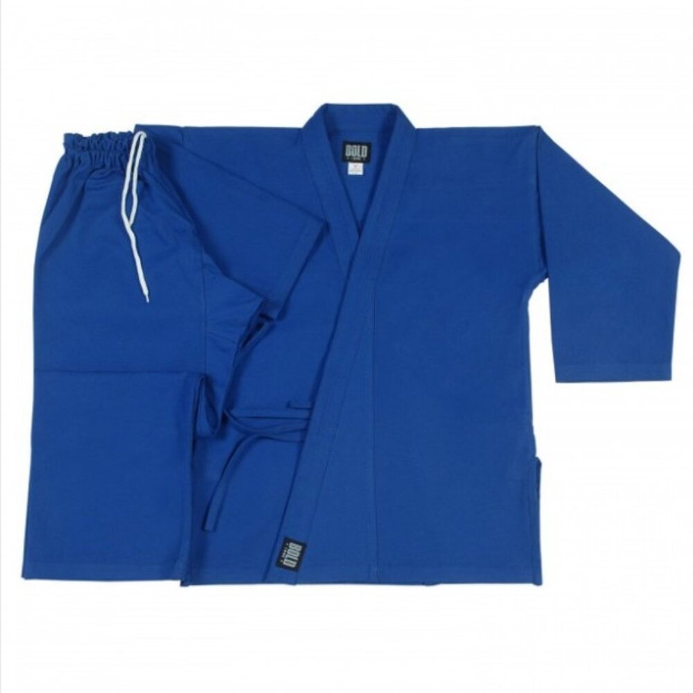 Karate Uniform Kids Size 1 - NWT Bold Look Blue Heavyweight